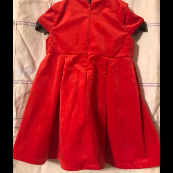 Carrement Beav bevy girl dress, red, size 12month - Picture 2 of 5